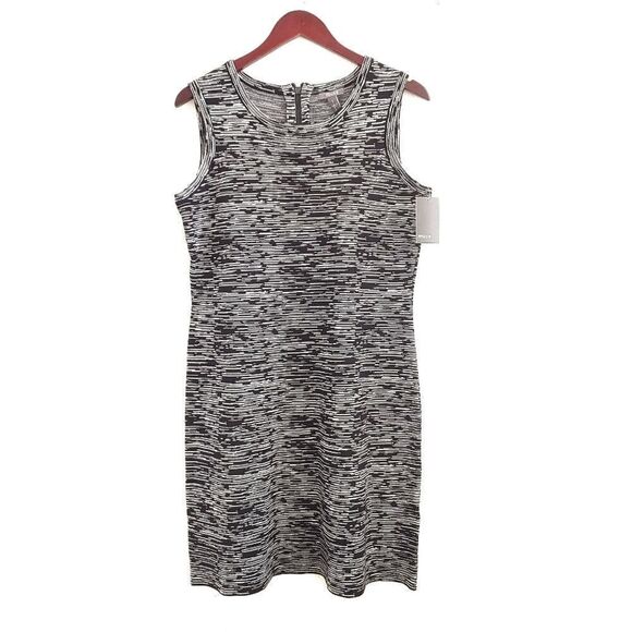 NWT Stitch Fix Muse Oda Sweater Dress Large Black Sleeveless - Picture 1 of 5
